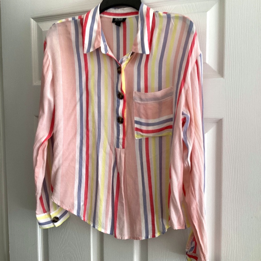 ANA Women Shirt Size M Multicolor Top